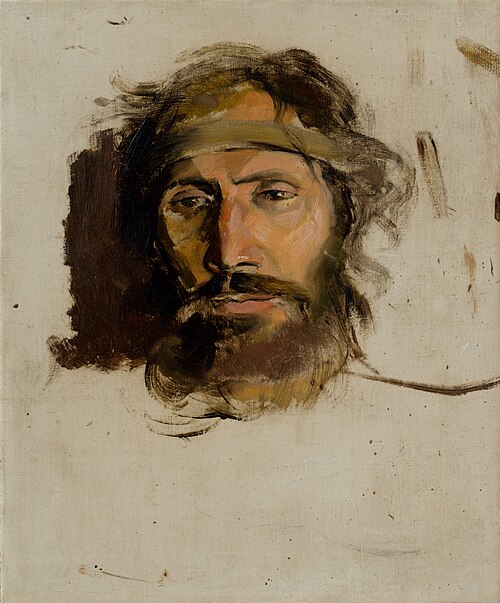Kristus, 1880, László Mednyánszky