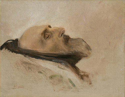 Hlava mŕtveho otca, 1890, László Mednyánszky