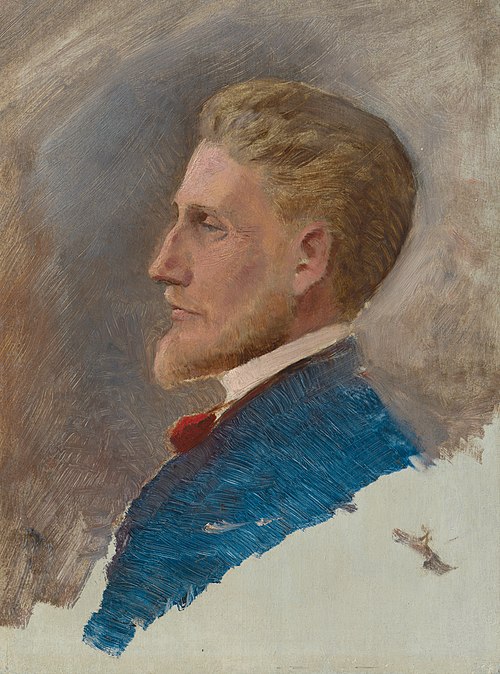 Priateľ z profilu. Zsigmund Justh, 1880, László Mednyánszky