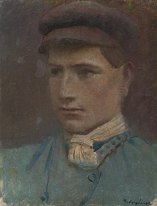 Mladý chlapec v šiltovke, 1880, László Mednyánszky