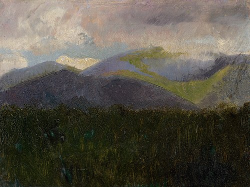 Svitanie, 1890, László Mednyánszky