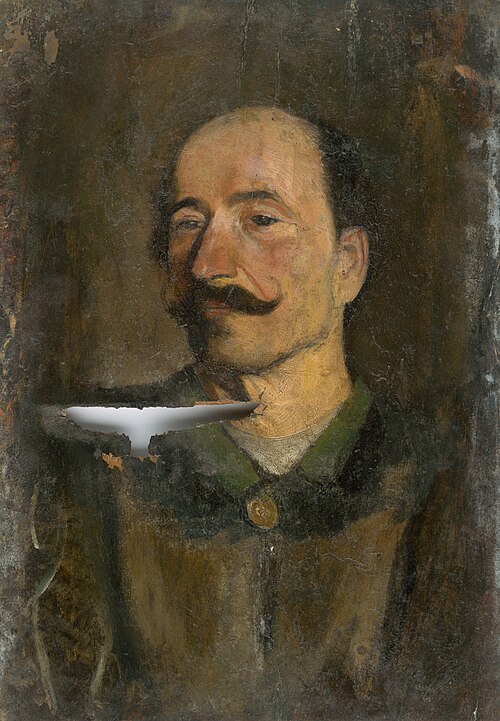 Portrét muža, 1880, László Mednyánszky