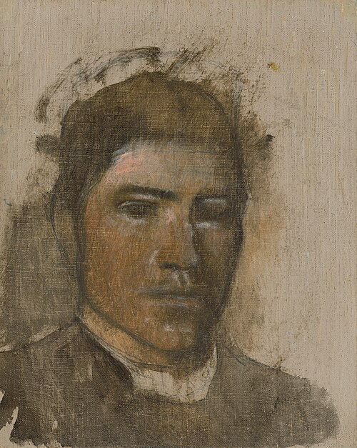 Portrét prostovlasého chlapca, 1880, László Mednyánszky