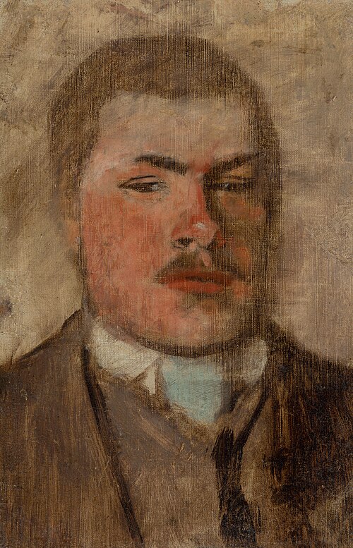 Portrét muža s fúzikmi, 1880, László Mednyánszky