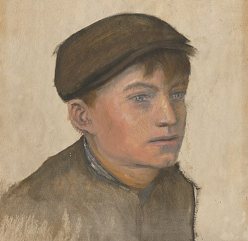 Chlapec z Beckova, 1895, László Mednyánszky