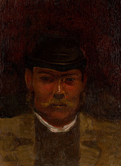 Muž s bradou, 1880, László Mednyánszky