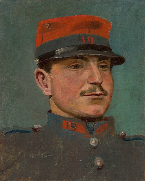 Dôstojník, 1904, László Mednyánszky
