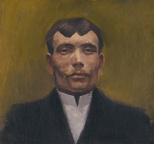 Muž vo sviatočnom, 1885, László Mednyánszky