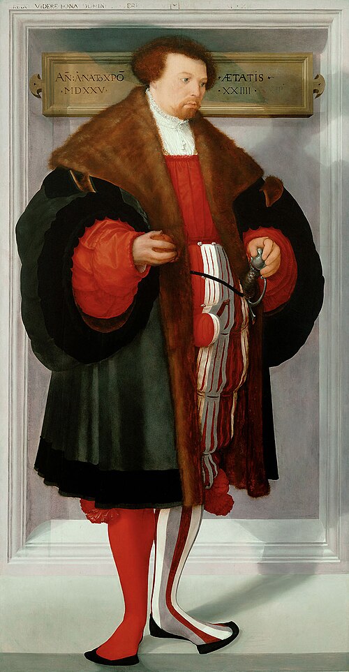 Portrait d’homme, 1525, Christoph Amberger