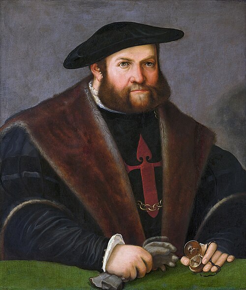 Ulrich Ehinger as Knight of the Order of Santiago, 1530, Christoph Amberger