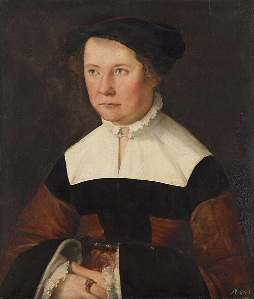 Portrait of Sibilla Eiselin aged 29, 1539, Christoph Amberger