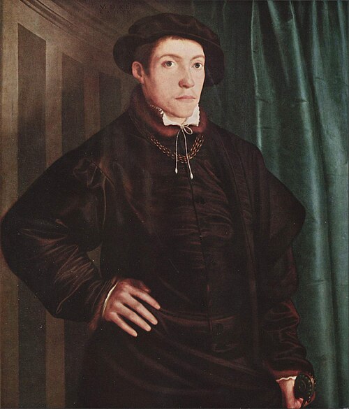 Portrait of Christoph Fugger, 1541, Christoph Amberger