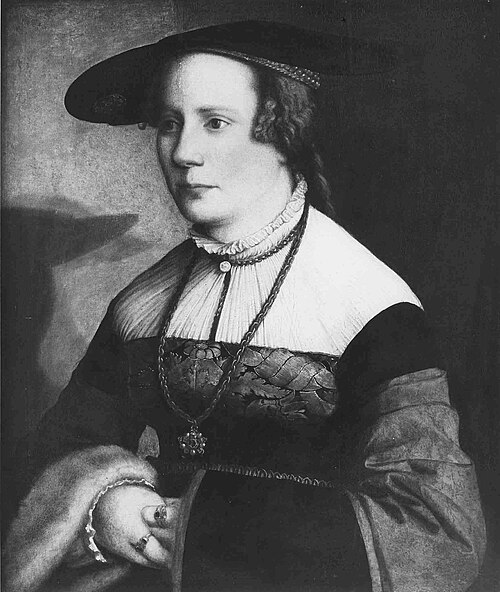 Afra Merz, geb. Rem, 1533, Christoph Amberger