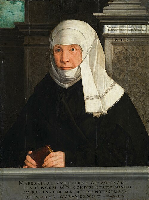 Portrait of Margarete Peutinger, 1543, Christoph Amberger