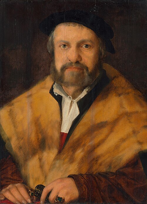 Portrait of Thoman Peyrl, 1541, Christoph Amberger