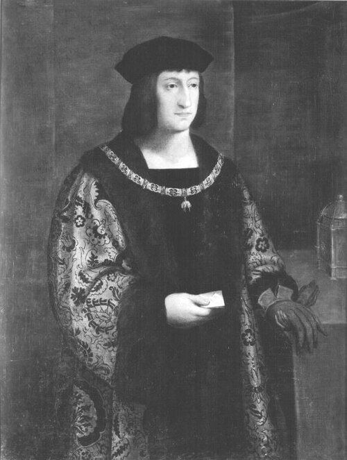 Bildnis eines jungen Fürsten (Kaiser Maximilian? Ferdinand?) (Kopie nach), , Christoph Amberger
