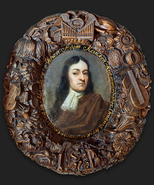 Portrait of Johann Adam Reincken, 1674, Godfrey Kneller