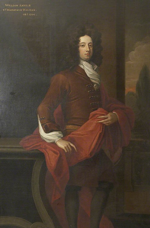 William Savile (1665–1700), 2nd Marquess of Halifax, 1700, Godfrey Kneller