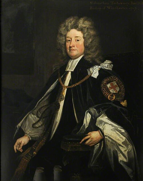 Sir Jonathan Trelawny (1650–1721), 1708, Godfrey Kneller