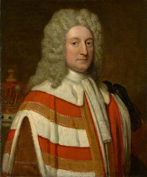 William Cowper, 1st Earl Cowper, 1722, Godfrey Kneller