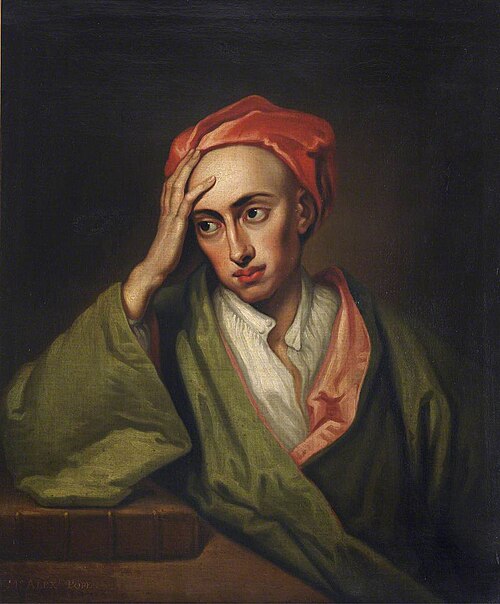 Alexander Pope (1688–1744), Poet, , Godfrey Kneller