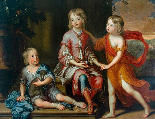 Children of the Howard Family, , Godfrey Kneller