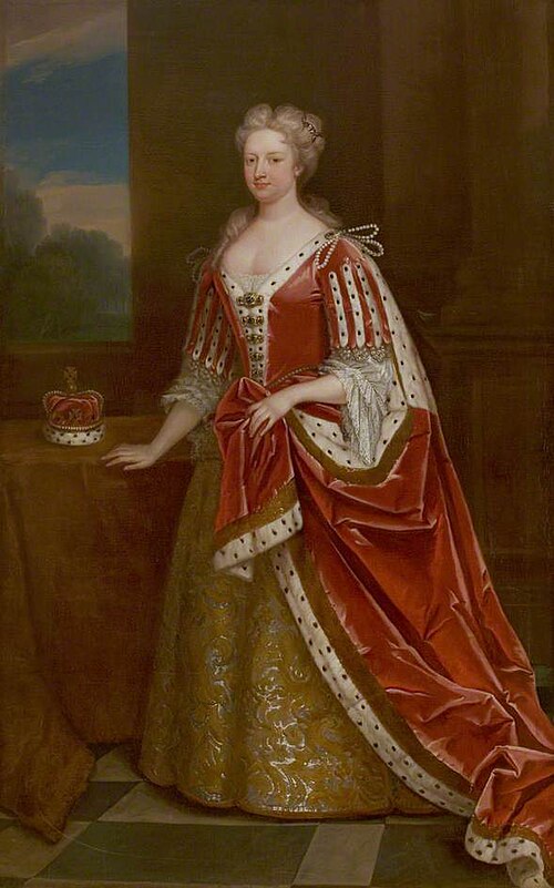 Caroline Wilhelmina of Brandenburg-Ansbach (1683–1737), Consort to George II (copy after an original, , Godfrey Kneller