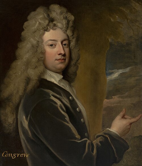 William Congreve (1670–1729), 1750, Godfrey Kneller