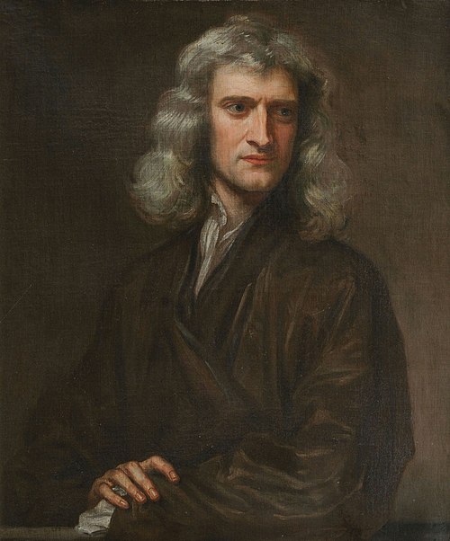 Portrait of Isaac Newton (1642-1727), 1689, Godfrey Kneller