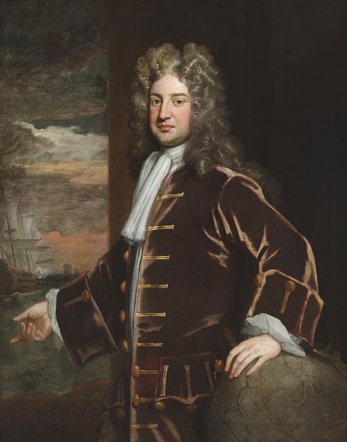 Admiral George Delaval (1668–1723), MP, 1710, Godfrey Kneller