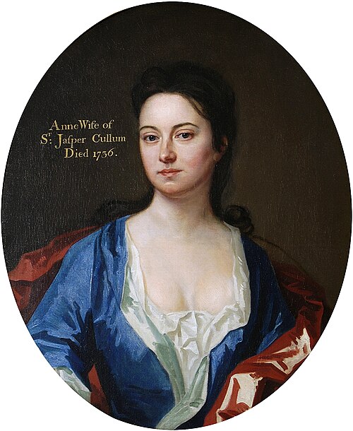 Anne, Lady Cullum (d.1756), wife of Jasper Cullum., 1700, Godfrey Kneller