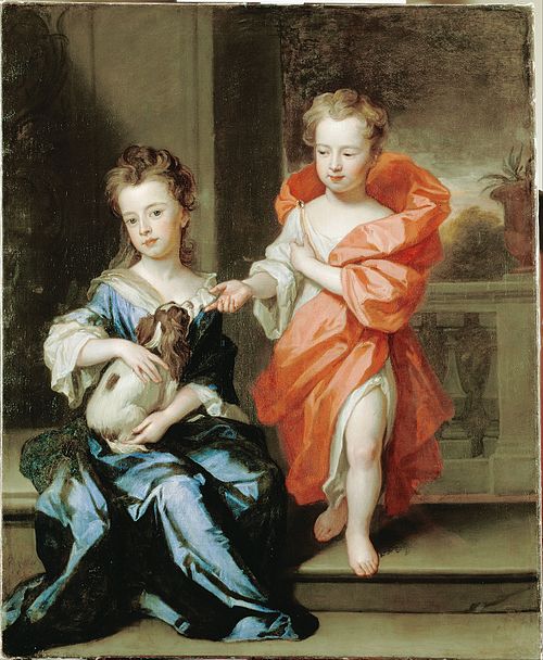 called The Howard Children, 1694, Godfrey Kneller