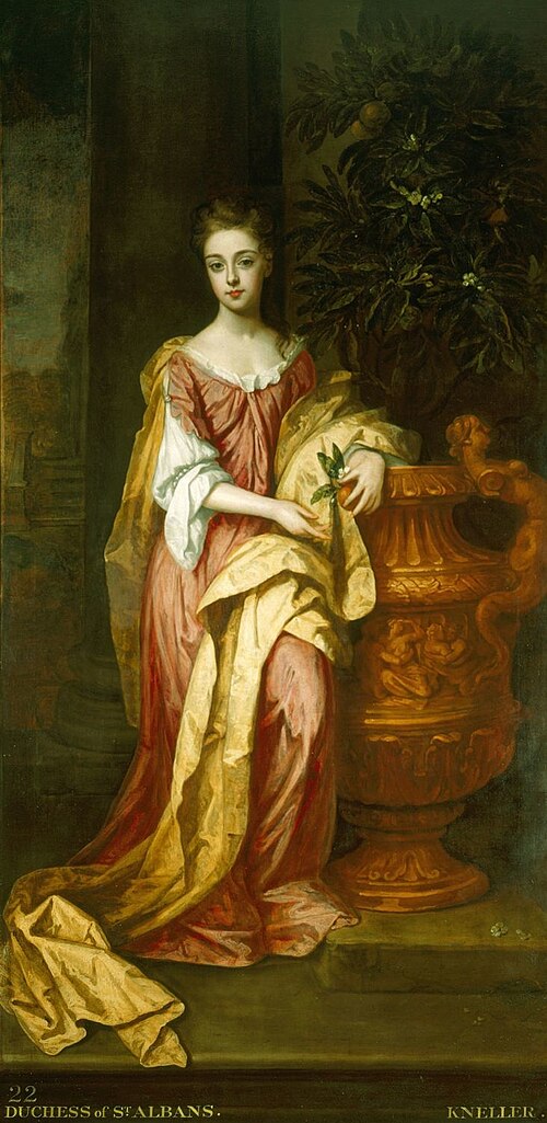 Diana De Vere, Duchess of St. Albans (d.1742), 1691, Godfrey Kneller