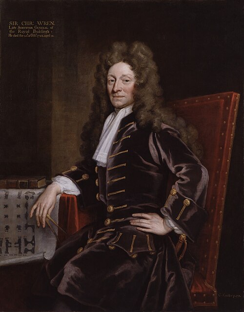 Sir Christopher Wren, 1711, Godfrey Kneller