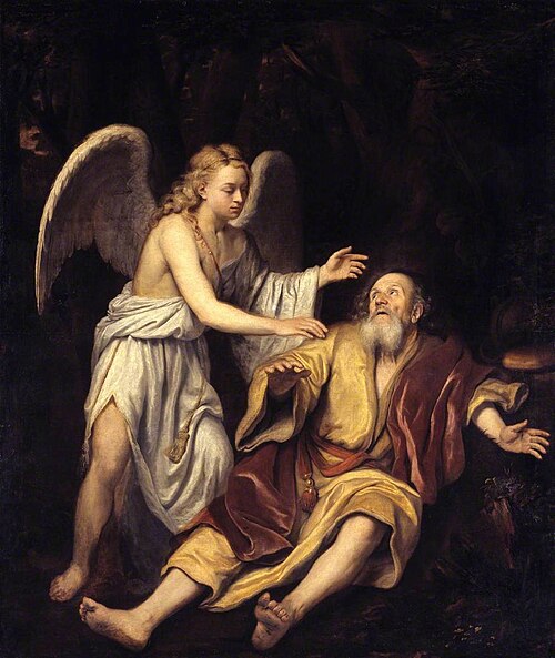 Elijah and the Angel, 1672, Godfrey Kneller