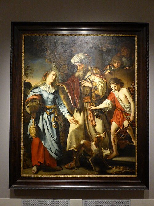 Abraham banishes Hagar and Ishmael, 1670, Godfrey Kneller