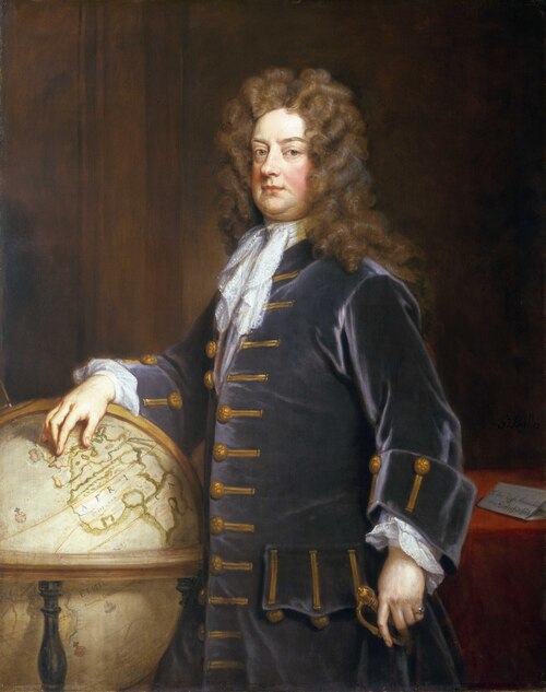 Admiral Edward Russell, 1652-1727, 1st Earl of Orford, 1710, Godfrey Kneller