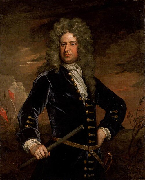 Vice-Admiral Sir Stafford Fairborne, c. 1666-1742, 1705, Godfrey Kneller