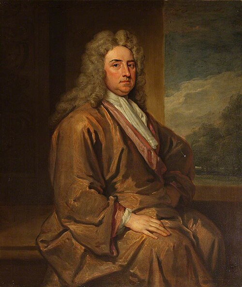 Sir William Bateman, Secretary to Richard Hill, 1700, Godfrey Kneller