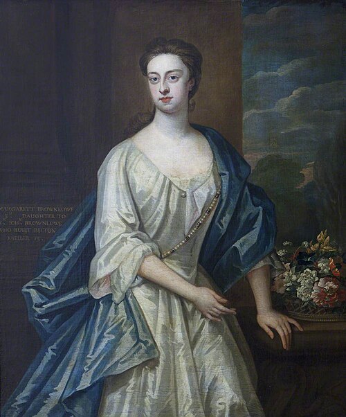 Margaret Brownlow (1687-1710), 1705, Godfrey Kneller