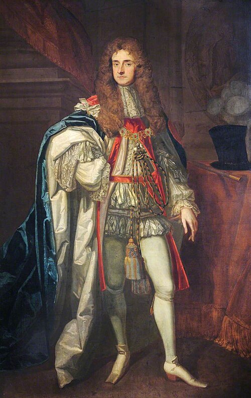 Sir Thomas Osborne, 1st Earl of Danby, later 1st Duke of Leeds (1631 - 1712) in Garter Robes, 1691, Godfrey Kneller