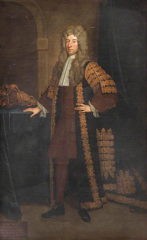 Sir Richard Onslow, 1st Baron Onslow (1654-1717), Speaker of the House of Commons (1708 - 1710), 1710, Godfrey Kneller