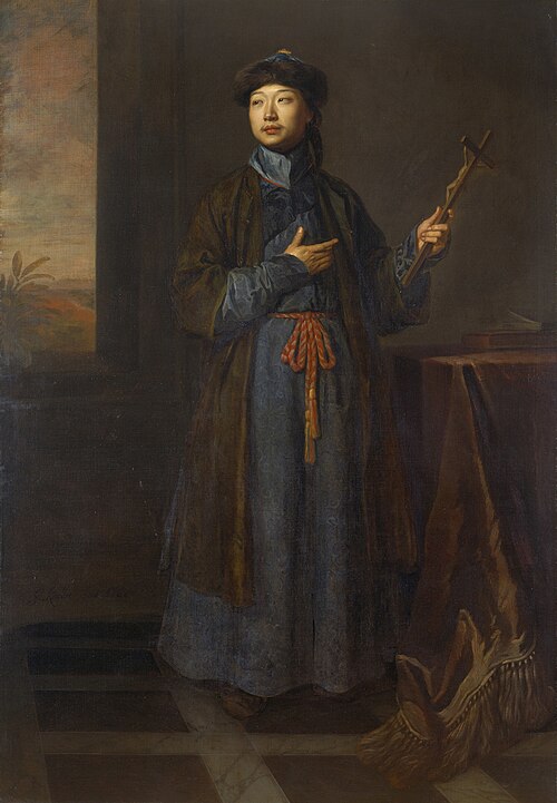 Shen Fuzong, 1687, Godfrey Kneller