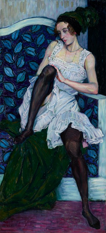Young Woman in Undergarments, , Wilhelm List