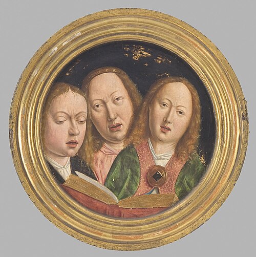 Three angels, 1530, Master of Flémalle