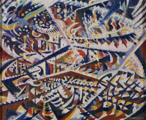 Impression in a Dance Hall, 1914, Jules Schmalzigaug