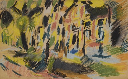 Zicht op Delft, 1910, Jules Schmalzigaug