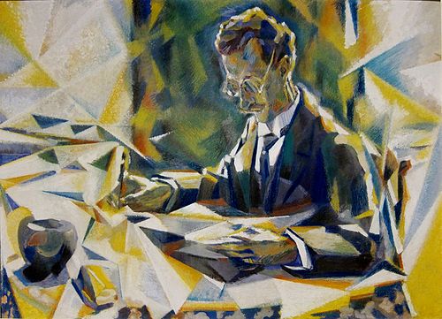 Portrait of baron Francis Delbeke, 1917, Jules Schmalzigaug