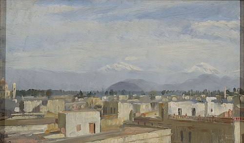 View of the Capital of Mexico, 1904, Antonio Fabrés