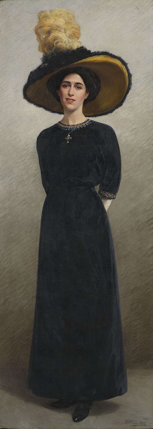 Portrait of Glòria Fabrés, 1911, Antonio Fabrés